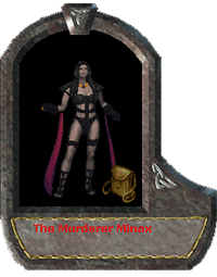 The Enchantress
Wearing a necklass known as "Mondains Embrace."
a black gem.....possibly a stone that would grant her imortallity?
ask Cear about this...
